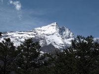 A mountain in Everest trek